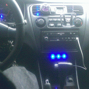 Million color interior LED set up with lights located in every foot well as well as the gauges, center dash, and a/c vents