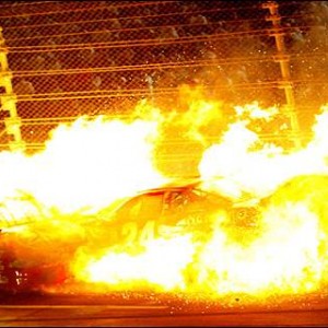 Burst into flames at Richmond VA raceway