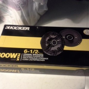 New door speakers. Kicker cs65