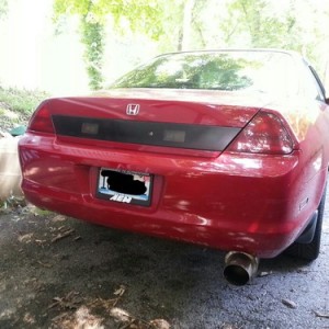 Tinted taillight bar