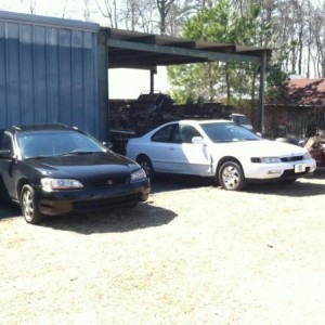 Two of my three accords kickin' it together..