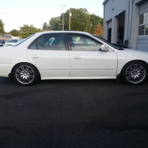 Current set up...honda accord em-9rr wheels