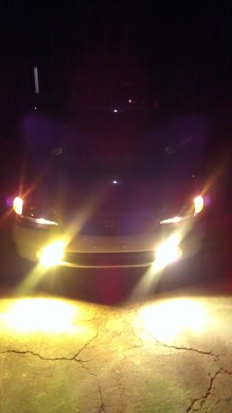 DRL with civic fogs.