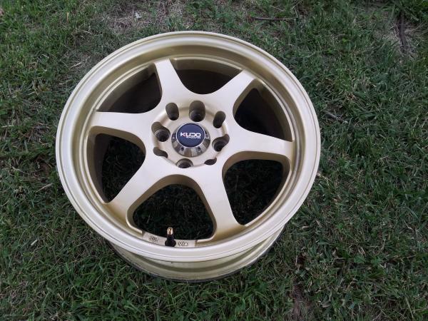 My 15 inch wheels that are going on son