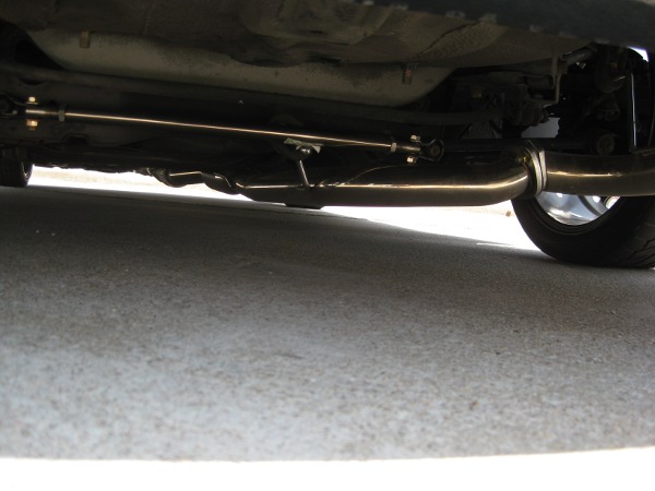 rear lower stress bar and some people only do exhaust tips and think they are doing something, those who know do from the cat back...
not including t