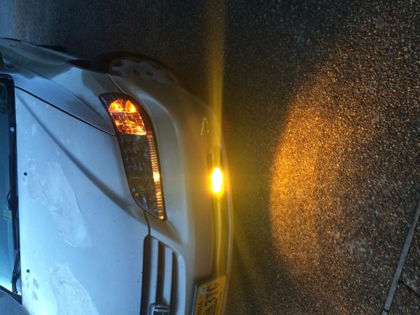 Spyder headlights with fog lights.
