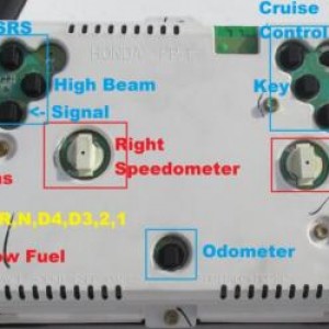 01 Accord V6 instrument cluster