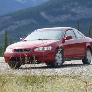 My coupe, July 2008, Jasper, Alberta, Canada