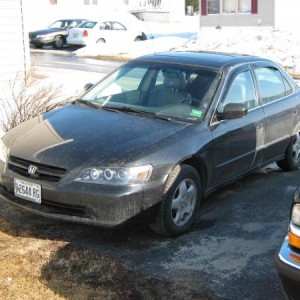 gotta love march in maine, car was washed then driven about 5 miles and looks like this