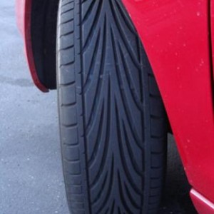 I always parked my car with the wheels turned to show off arguable the sweetest looking tread pattern out there.