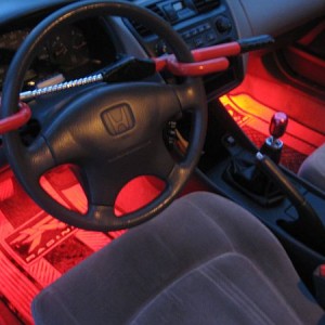 interior w/ neons