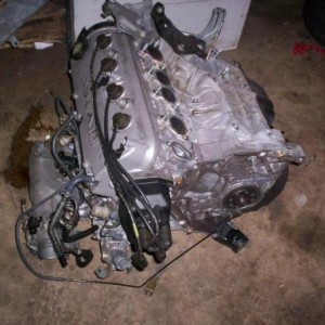 The stock engine, which is now in a 6th gen sedan that belongs to a guy at the performance shop that I had the swap done at. He's got it putting over