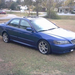 2007 car was painted to concord blue. The Naples gold was turning to coffee tan.