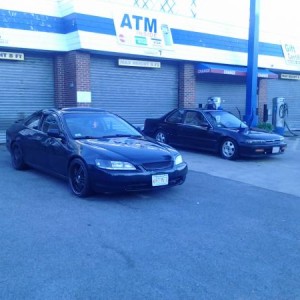 just at the wash with my homie in his 93 accord