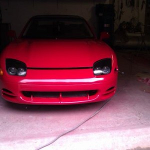 After i painted it ;)

I painted the 3000gt and the stealth with the help of my pops!