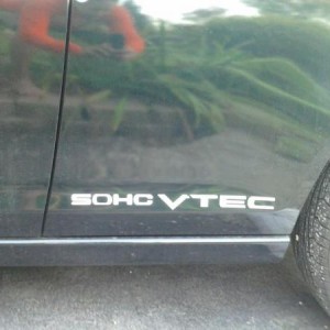 SOHC VTEC Decal