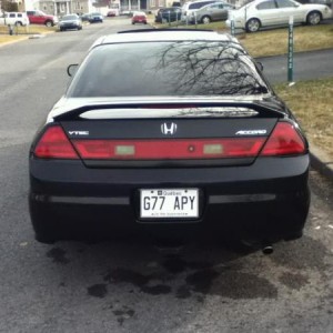 Add vtec chrome emblem