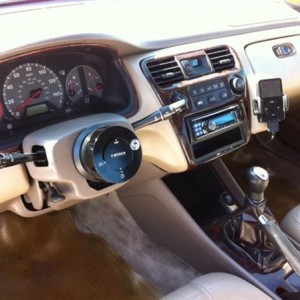 After manual swap, Momo steering wheel, & NRG quick release hub.