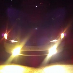 DRL with civic fogs.