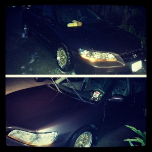 after a car wash