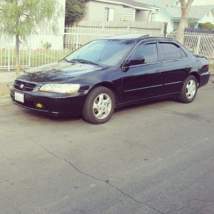 Front side view of my accord