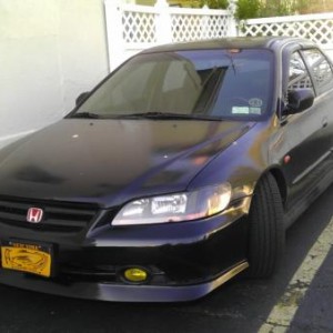 Accord Parked (Closeup) Edit Plate