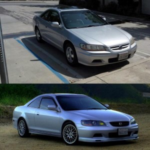 before after car