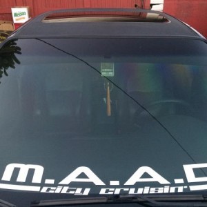 Reppin my crew. M.A.A.D City Cruisin'!