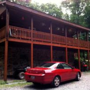Took Betty Ross to my parent's cabin up in Deep Creek, MD