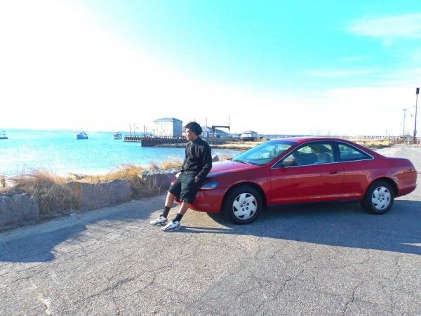 About A week after I got her, Took her out to the beach