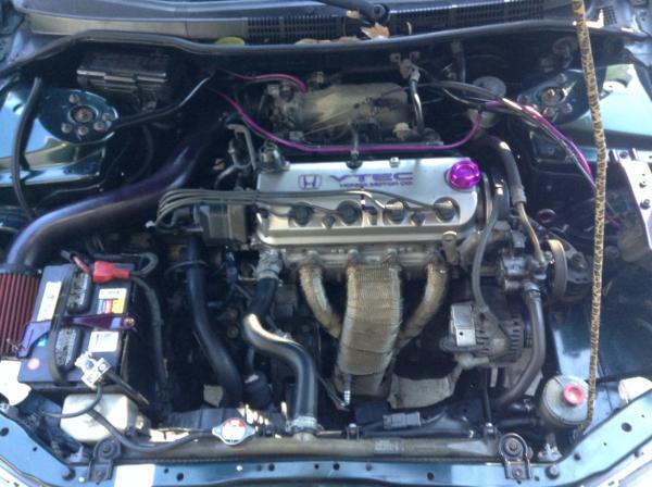 Added heat wrap - New Battery Terminal - Ac Delete - Powersteering flush.