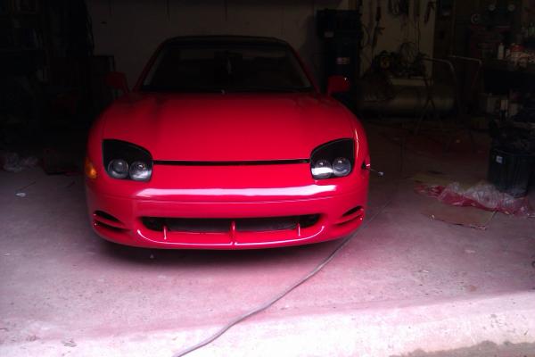After i painted it ;)

I painted the 3000gt and the stealth with the help of my pops!