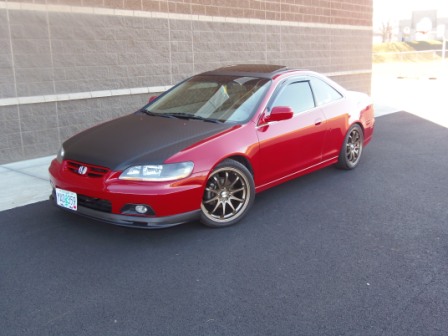 Carbon Vinyl Hood, Roof, Deck Lid, and Front Lip