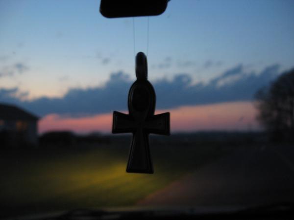 Cross under my rearview