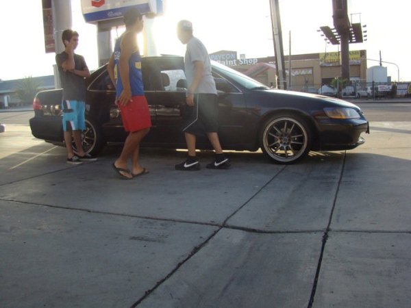 gas with car