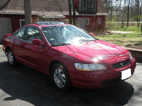 In front of the barn back in april '10 when i got her