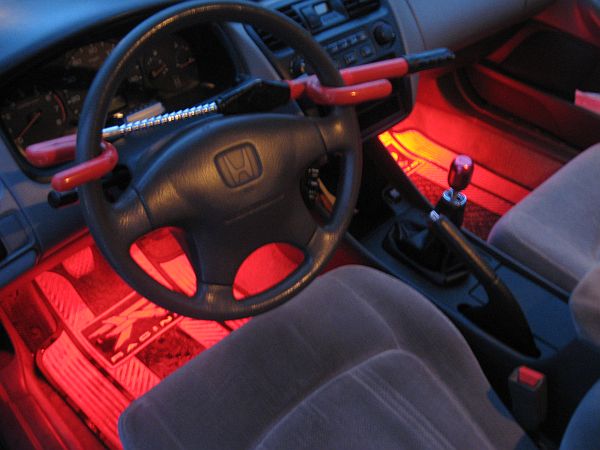 interior w/ neons