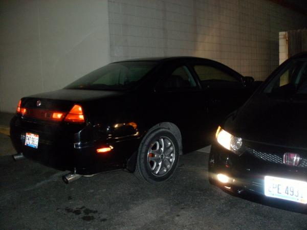 my car next to my wifes