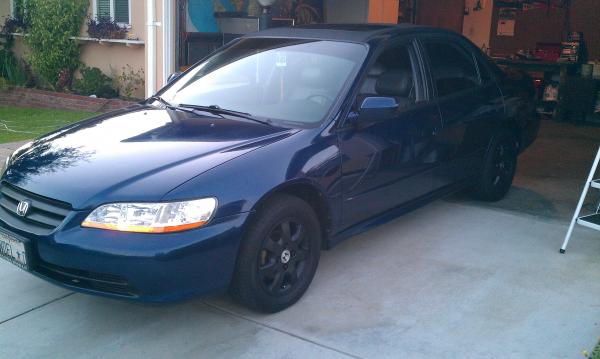 Plasti-Dipped rims and side window trim