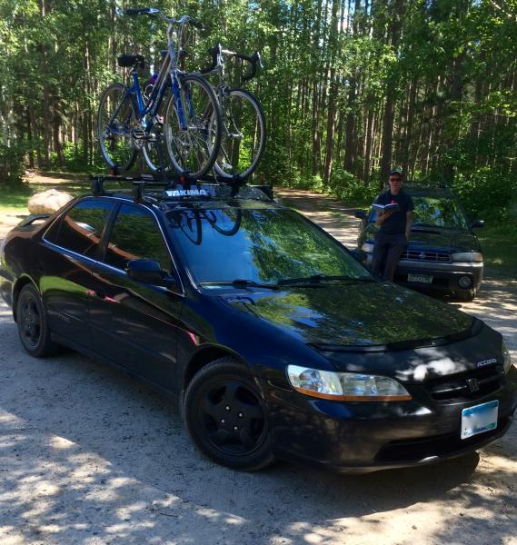 Roof Rack in Use