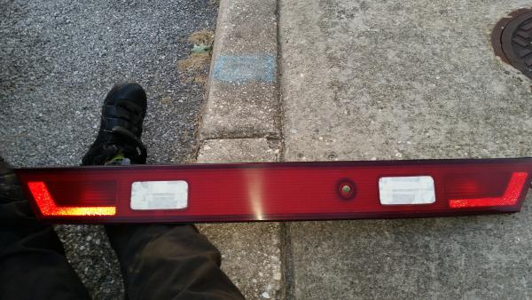 taped reverse lights