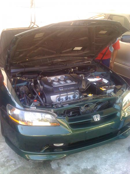 the frist time i clean up the engine